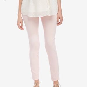 Pale pink maternity pants